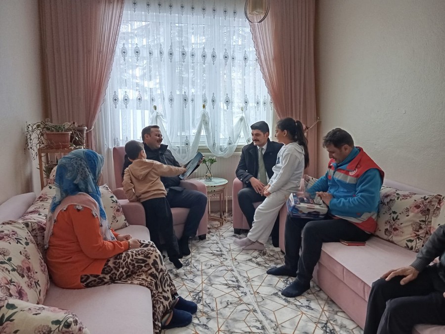 İlçemizde İkamet Eden Aileler Ziyaret Edildi